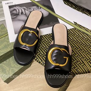 Het modekläder och match lyxmärke tofflor g g u ccies glider hetaste klackar kvinnor skor designer sandaler klack höjd sandal platt toffel sko 35-42