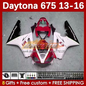 OEM Fairings Kit for Daytona 675 675R 13 14 15 16 2013 2014 2015 2016 Moto Bodyworks 166No.84 Daytona675 Body Daytona 675 R 2013-2016 Fairing Fairing Red Stock