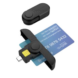 Nuovo lettore di smart card USB-C Dichiarazione fiscale SIM ID Bank CAC Card