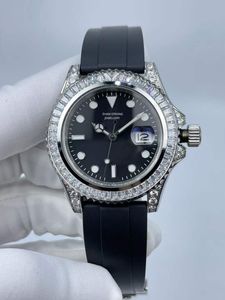 18 컬러 패션 디자이너 남성 손목 시계 mens 시계 시계 40mm 고무 스트랩 자동 기계식 스테인리스 스틸 남자 손목 시계 스포츠 Montre Luxe Watches