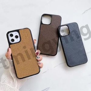 أفضل حالات هاتف المصمم الجلدي لـ iPhone 15 14 Pro Max Fashion Back Cover Samsung Galaxy S23 S22 S21 Ultra Note 20 CASE SHOLL SHELL الفاخرة