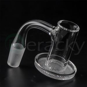 GRID BOTTOM RÖK SANDBLASTING FULL SVELT BEVELED KANT KVARTZMER CHARMER BANGER NAIL FÖR DAB RIG GLASS PIPE