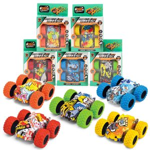 Kinder-Spielzeugauto, 360 Grad Taumelspaß, doppelseitiges Auto, Trägheitssicherheit, stoßfest, sturzsicher, für Kinder, bruchsicher, Modell, Spaß, doppelseitig