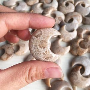 Декоративные фигурки Оптовые натуральные драгоценные камни вручную мини -кварц 30 -миллиметровый хриплый христаллический коралловый коралловый некрась на продажу