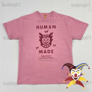 Mäns T-shirts bat inlagd med Diamond Human Made T-shirt män kvinnor 1 1 högkvalitativ t-shirt rosa hiphop tees t230321