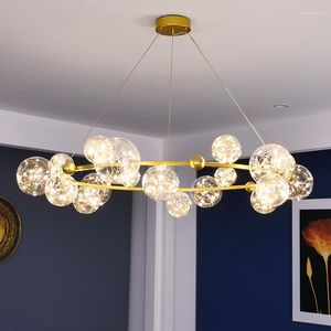 Chandeliers Modern Ring Led Chandelier With Remote Control Smart Living Room Bedroom Pendant Home Decoration Luxury Indoor Lighting Fixture