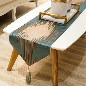 Runner de mesa Modern Style Table Runner de alta qualidade Polyester Tabel Runner Party Decoration Camino de Mesa 230322