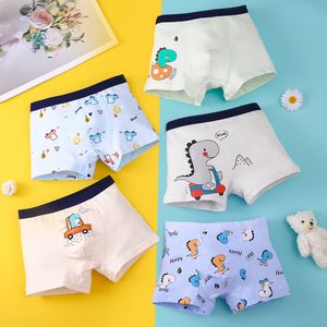 Majtki Childrena Bieźdźca dla dzieci szorty z kreskówek bawełniane bawełniane bawełniane chłopcy samochody dinozaury 35pcs partia 230322