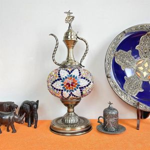 Tischlampen Türkei Retro Romantische Kaffeekanne Weinlampe Esszimmer Bar Shop El Dekoratives Geschenk