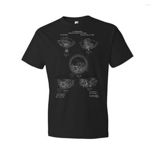 Men's T Shirts Pocket Watch Shirt Jeweler Gift Blueprint Clockmaker