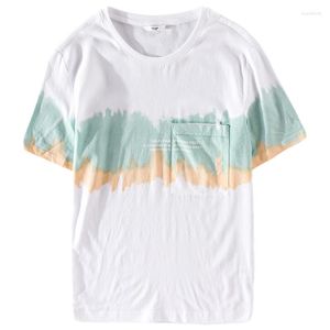 Men's T Shirts 2023 Solid Color Shirt Mens Fashion Linen Cotton T-shirts Summer Short Sleeve Tee Boy Skate Tshirt Tops Plus Size