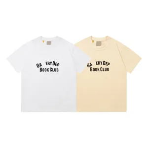 Herren Plus Tees Polos Rundes T-Shirt in Übergröße, bestickter und bedruckter Halsausschnitt, Sommermode im Polar-Stil mit reiner Street-Baumwolle 3s54d5