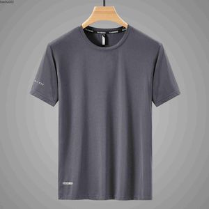 Men's T-Shirts Quick Dry Sport T Shirt Men'S 2023 Short Sleeves Summer Casual White Plus OverSize 6XL 7XL 8XL 9XL Top Tees GYM Tshirt Clothes W0322