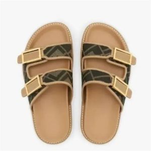 2023 Slippers Kleur Parijs Luxe Designer Sliders Heren dames Zomer Sandalen Strand Slide Slippers Dames Slippers Loafers Hemelsblauw Chaussures 35-45 boxs