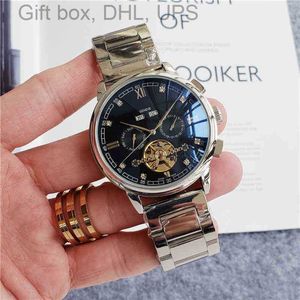 Wristwatches Multifunctional Top for Men Brand Automatic Mechanical Luxury Watch Quality Timepiece NEP7