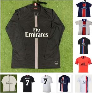 2018 2019 2020 MBAPPE Soccer Jerseys Sergio Ramos di Maria Draxler 2022 Camisa de futebol 18 19 20 Marquinshos Cavani Kimpembe T.Silva Verratti Maillots Psgs 4