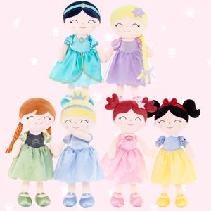 Bambole di peluche Gloveleya Toys Soft and Cute Ragdoll Toy Toddler Girl Baby Manor Princess Limited Birthday Christmas Gift 230323