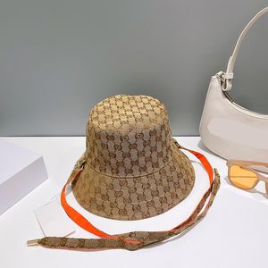 Luksurys Projektanci wiadra czapki klasyczne szerokie czapki grzbiet stały kolor pełny druk litera słoneczne czapki dwustronne trend noszenia turren
