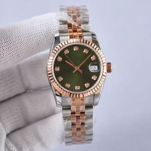 Różowe urocze zegarki damskie zegarek luksusowe diamentowe zegarek DATEJUST Multi Colour