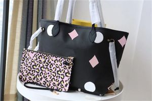 Tasarımcı Lüks El Çantaları Totes Marmont Wild In Heart Asla MM Tote Çanta M45819 Çita Leopar Çanta Çantası Daha Büyük Kapasite Kadın Alışveriş Çantası Mini Para Cep Çantası