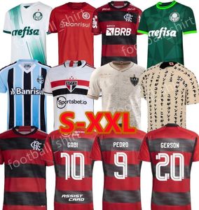 Flamengo Gerson Soccer Jerseys 2023 2024 Internacional Final Palmeiras Corinthian GABI 23 24 Football Shirts Sao Paulo PEDRO DE