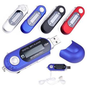 Mini metal clip MP3 with card slot USB Cable with fm radio usb mp3 player