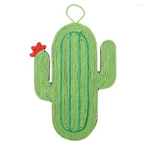 Cat Toys Cactus Corrugated Pad Rest Paper Scratch Resistant Slip Nail Scraper Protect Products Pet