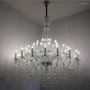 Chandeliers Modern Ceiling Large Living Foyer Nordic Lighting For Church Contemporary Pendant Lamps Hanging Staircase Lobby