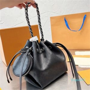 Designer bags bucket bag totes handbags Drawstring Leather hollow out Monograms