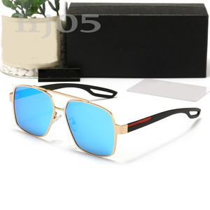 Designer Solglasögon Trendiga P Beach Sun Glasses Polariserade UV -skydd Reflekterande Sport Goggle Retro SUPSIZE DELICATE Designer Glasögon för män Kvinnor PJ061 C23