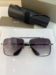 330 Dita H Six Johnson Destino de alta qualidade, óculos de sol masculino, Retro Brand Glasses Design de moda Metal Ribbon Box Sports Sports Fi Algebra Global Windy June Vagar Tidy