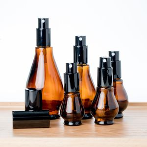 Butelka perfum 5PCS10ML/20 ml/30 ml/50 ml/100 ml Butelki rozpraszające do napędu Essenial oleju Pusta atomizer Makeup Spray Bottle Perfume Glass 230323
