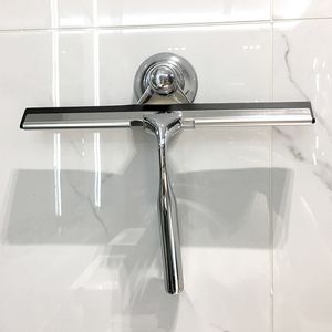 Rengöringsborstar rostfritt stål dusch squeegee med silikonfönster rengöringsverktygsglas torkare för badrumskökbil