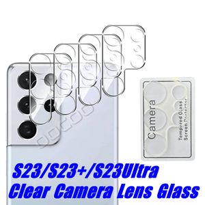 3D-прозрачная защитная пленка из закаленного стекла для линз Прозрачная цельная конструкция HD Защитная пленка для линз для Samsung Galaxy S24 S23 Ultra S22 Plus S21 Note 20