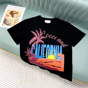 Mens Designers T Shirt Sun Letters Print Short Sleeves Go on holiday Summer Cotton Shirts Men Loose Tees Loose Casual Women T Shirts