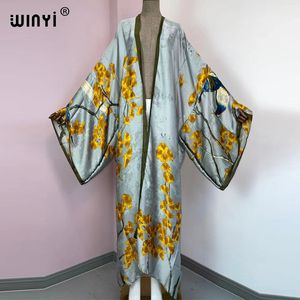 Women's Swimwear Europe WINYI tunic bikini sweet lady pink boho Cardigan stitch Cocktail sexcy Boho Maxi Holiday Batwing Sleeve KIMONO mujer 230323