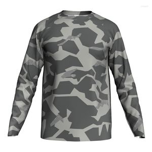 Racingjackor camo långärmad män motocross nedförsbacke mountainbike mtb offroad dh sport bär sol torr andas cykel för ras