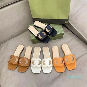 2023 Fashion New Fashion Women's Lock-Up Slide Slide Sandals New Beach Smital Swimming Pool Sweging Personal Personal 35-42