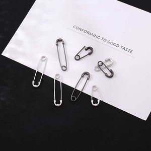 Charm Wholesale 925 Sterling Silver Pin Earrings New Fashion Hip HopCool Handsome Men and Women Clip Ear Stud Jewelry Z0323