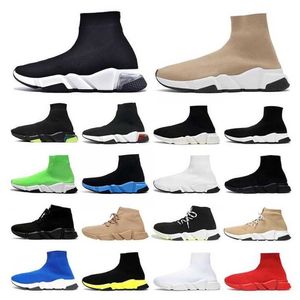 Fly Stick Socks Speed ​​1.0 Casual Shoes Platform Mens Runner Triple Black White Sock Shoe Master Womens Designer Speed ​​Sneakers Classic Speasts Trainer Sneaker Wal