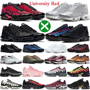 2023 University Red Shoes tn Plus terrascape Running TNS Men Women Unity Black Blanc Blue Grape Gold Bulle Blue Mens Womens Trainers Outdoor Sneakers Big Taille
