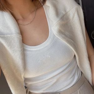 여성용 탱크 탑 여성 Vest Street Sexy Luxury Short Tops 나이트 클럽 편안한 통기성 가슴 자수 슬림 한 속옷 여름 상판