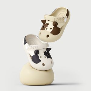 Sandals Summer's Children Baby Slippers Soft Sofel Soled Boys 'and Girls' Cave Shoes Fighty Baotou Cow Antiskid 230322