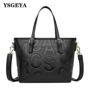Fashion Women's Bag Large Capacity Letter Shoulder Tote High Quality Luxury Designer Handbag Black Red White Blue 021824a
