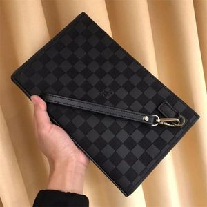 2023 TOP Clutch Bags New Men's Handbag Handbag أزياء متعددة الاستخدامات أزياء العلامة التجارية المعصم حقيبة رجالية