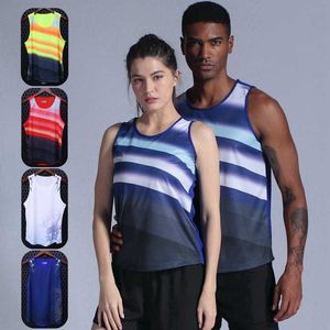 Camisoles Tanks Высококачественные менвомерки спандекса v Gym без рукавов Tra и Field Shirt Maraon Slim Sport v Top Training Z0322