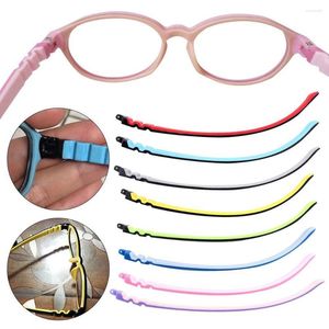 Okulary przeciwsłoneczne oprawki silikonowe okulary dziecięce okulary z pojedynczym zębem ramię ramka do okularów wymiana akcesoriów do okularów na nogi