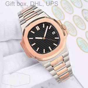 Gold Designer Glass Rose Superclone Watch Luxury Men 5167 Sapphire Mechanical Automatic Black Rubber Nautilus Aquanaut 5167 Orologi da polsoesyhkp 0RJF