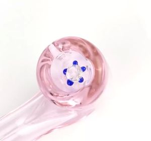 Premium-Gänseblümchen-Blumensieb aus Glas für Handrauchpfeifen, polychromatisches Pyrex-Kopfloch, Rauchbong-Stück, staubdichte Perlennägel