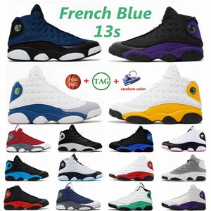 French Blue Jumpman 13 13s Męskie buty do koszykówki Hyper Royal Court Fioletowy czarny kot Czerwony Flint Del Sol Brave Blue Lucky Green Bred Sportsv9KV #